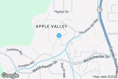 Map image of the property - 3015 Apple Valley Ln