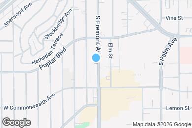 Map image of the property - 417 S Fremont Ave
