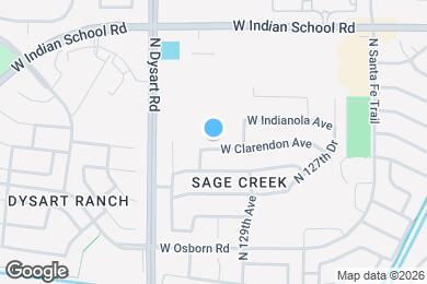 Map image of the property - 12930 W Clarendon Ave