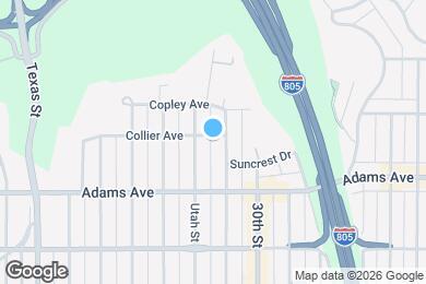 Map image of the property - 2877 Collier Ave