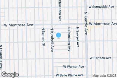 Map image of the property - 3338 W Cullom Ave