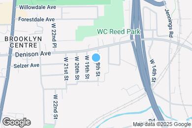 Map image of the property - 3876 W 18th St