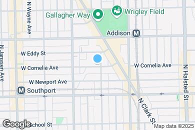 Map image of the property - 1100 W Cornelia Ave