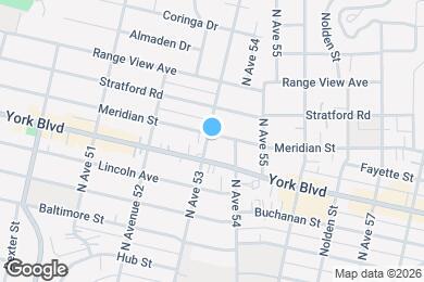 Map image of the property - 1422 N Avenue 53