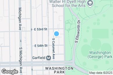 Map image of the property - 5333 S Calumet Ave