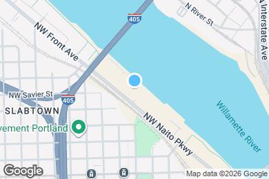 Map image of the property - 1550 NW Naito Pkwy