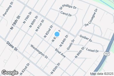 Map image of the property - 830 N 83rd St