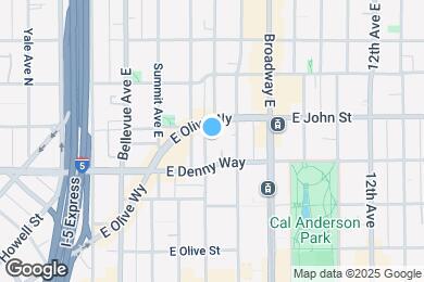 Map image of the property - 1711 E Olive Wy
