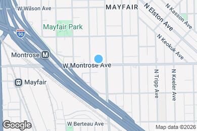 Map image of the property - 4413 W Montrose Ave