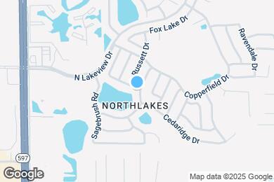Map image of the property - 16102 Foxfire Dr