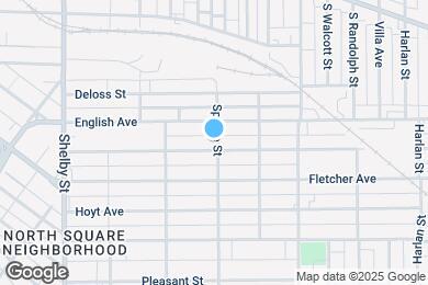 Map image of the property - 1460 Spann Ave
