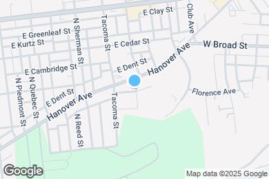 Map image of the property - 2030 Hanover Ave