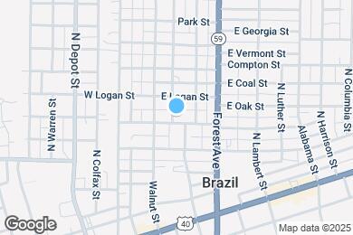 Map image of the property - 307 N Washington St