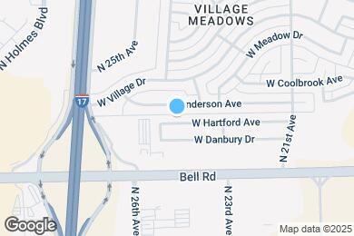 Map image of the property - 2332 W Hartford Ave