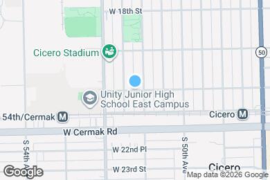 Map image of the property - 5105 W 21st St