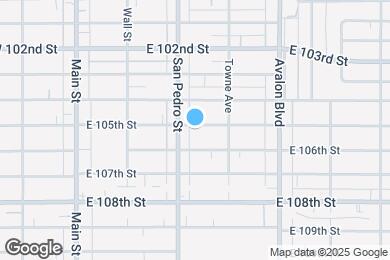 Map image of the property - 318 E 105th St