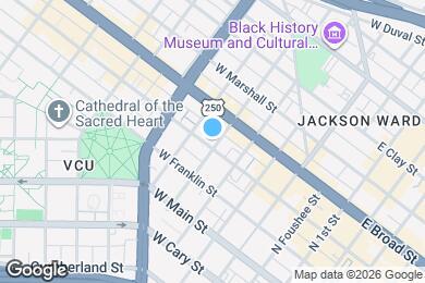 Map image of the property - 402 W Grace St