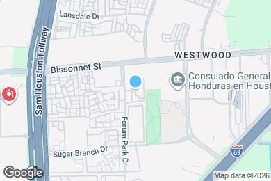 Map image of the property - 9701 Forum Park Dr