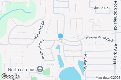 Map image of the property - 201 Lancer Oak Dr