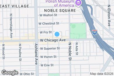 Map image of the property - 1446 W Chicago Ave