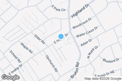 Map image of the property - 906 E Inskip Dr