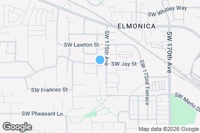 Map image of the property - 1318 SW 176th Ter