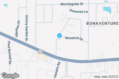 Map image of the property - 1307 Cross Creek Cir