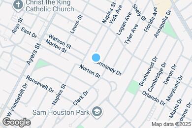 Map image of the property - 1367 Normandy Dr
