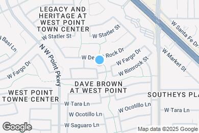 Map image of the property - 16003 N Lasso Dr