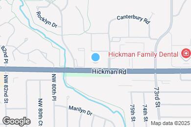 Map image of the property - The View on Hickman
