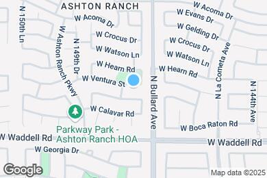 Map image of the property - 14729 W Ventura St