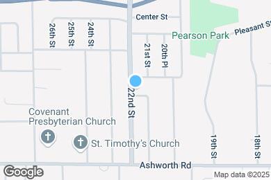 Map image of the property - 1129 22nd St