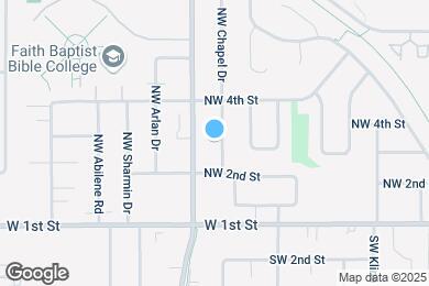 Map image of the property - 214 NW Chapel Dr