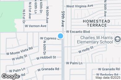 Map image of the property - 5901 W Cypress St