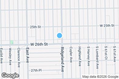 Map image of the property - 2536 Ridgeland Ave