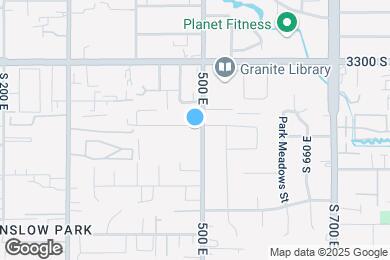 Map image of the property - 496 E 3400 S