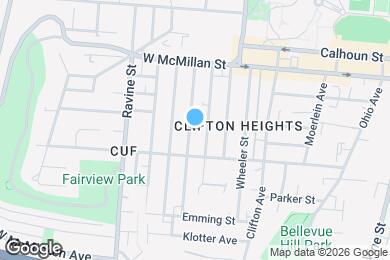 Map image of the property - 2322 Stratford Ave