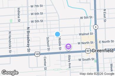 Map image of the property - 407 Walnut St