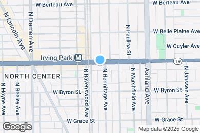Map image of the property - 1733 W Irving Park Rd