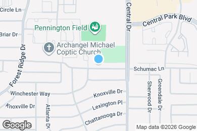 Map image of the property - 1929 Schumac Ln