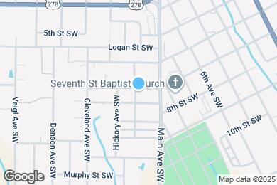 Map image of the property - 1012 7th St SW