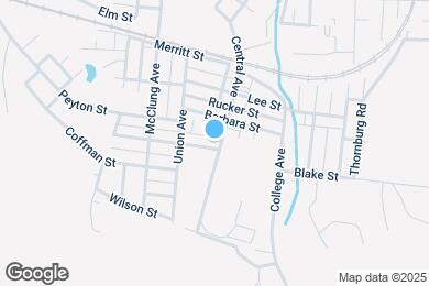 Map image of the property - 1332 Central Ave