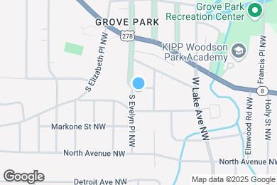 Map image of the property - 595 S Evelyn Pl NW