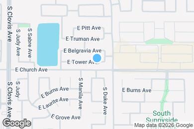 Map image of the property - 5764 E Tower Ave