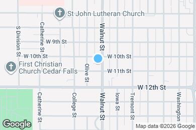 Map image of the property - 1015 Walnut St