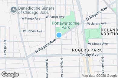 Map image of the property - 7327 N Rogers Ave
