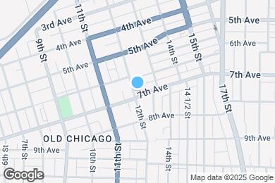 Map image of the property - 1201 7th Ave