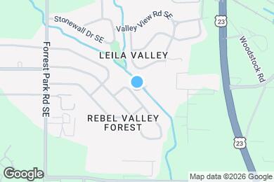 Map image of the property - 1317 Redford Dr SE