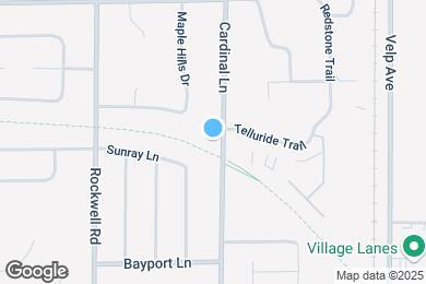 Map image of the property - 1425 Cardinal Ln