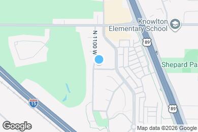 Map image of the property - 1084 W 1060 N